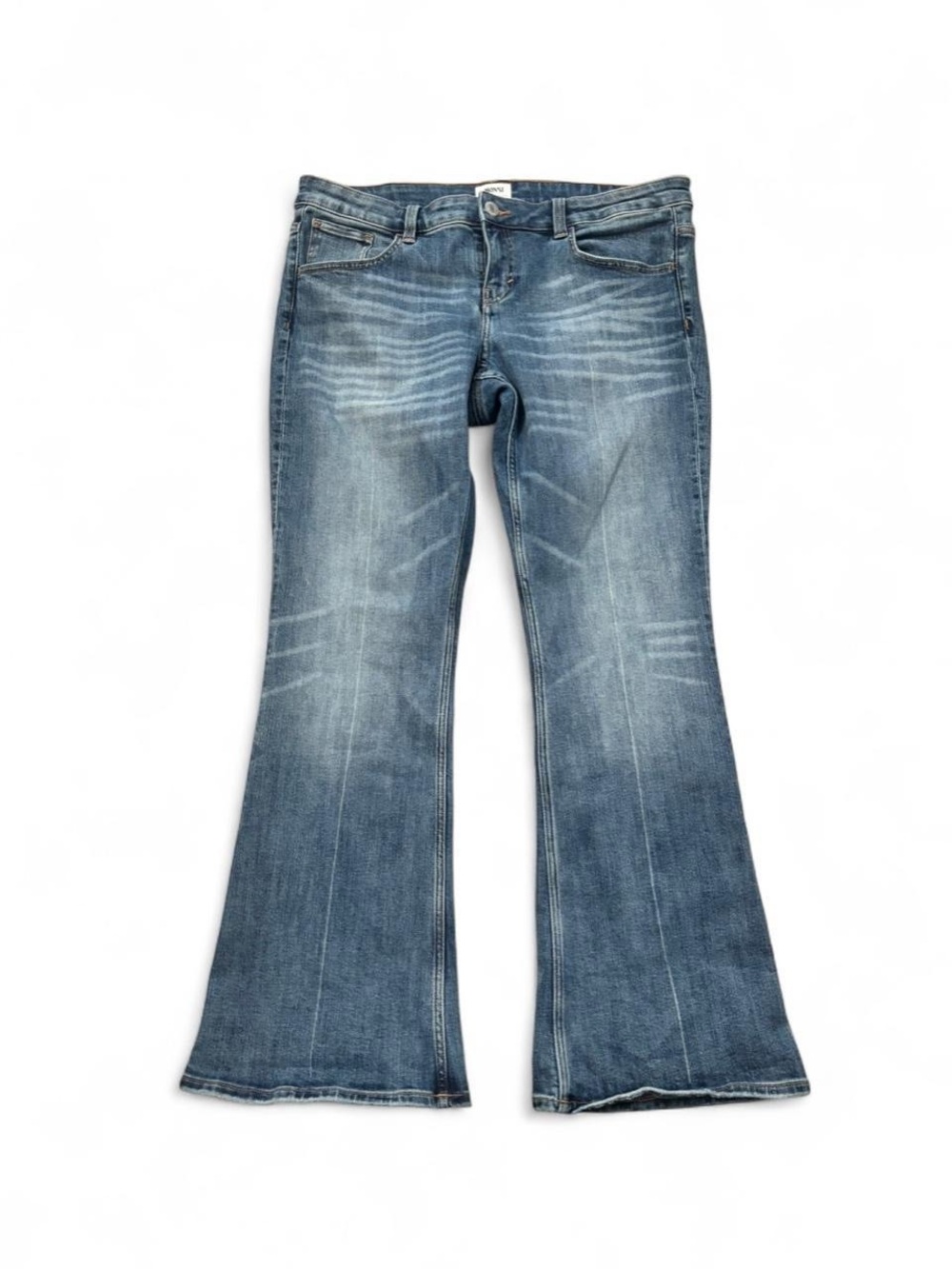 Weekday Low Rise Slim Flared Jeans Size 36 NWT Organic Stretch Denim